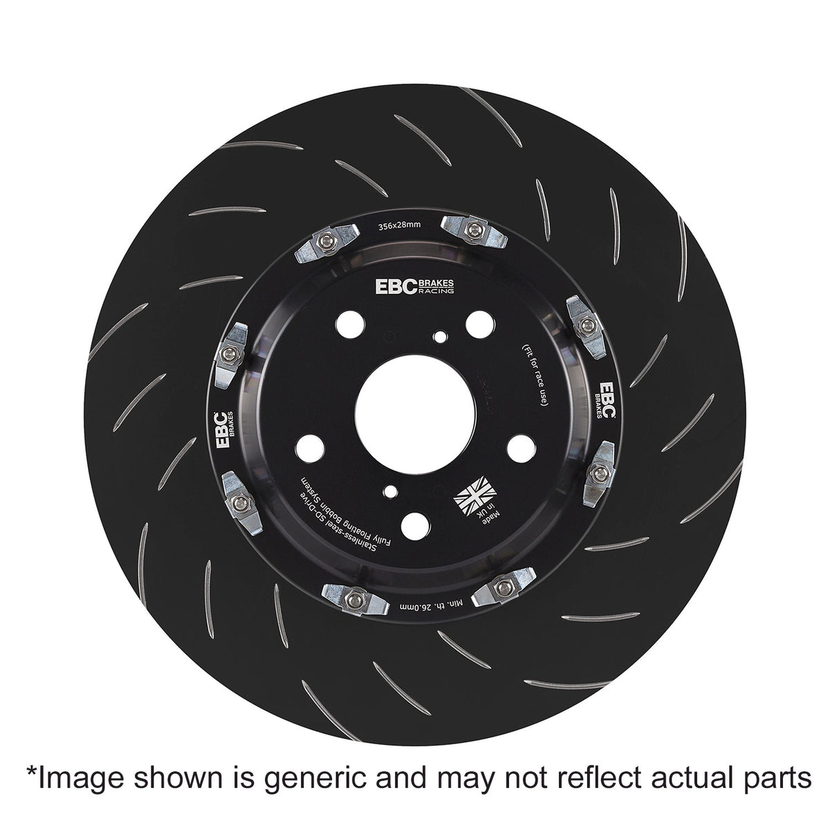 EBC Racing 2-Piece Floating Brake Discs (Pair) (SG2F045) Front