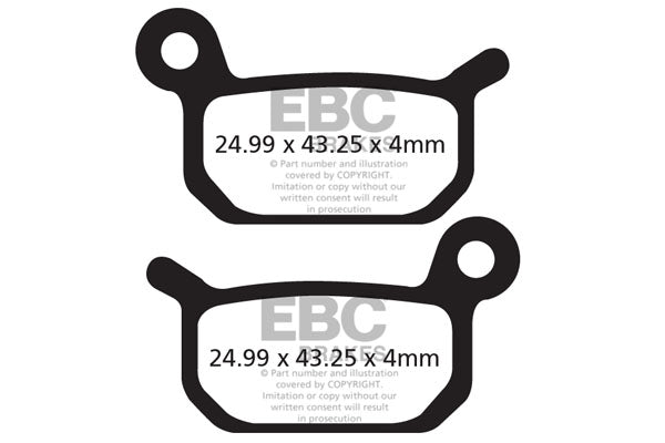 EBC Cycle Gold Brake Pad for FORMULA EXTREME FR & DH (CFA325HH)