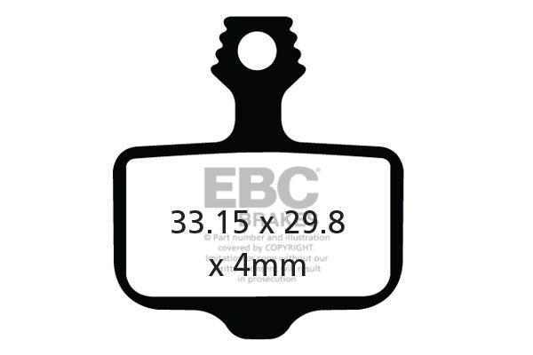EBC Cycle Gold Brake Pad for AVID/SRAM ELIXIR XX (CFA472HH)