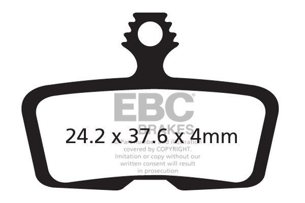 EBC Cycle Gold Brake Pad for AVID/SRAM CODE (2011-) (CFA616HH)