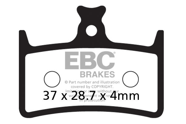 EBC Cycle Gold Brake Pad for HOPE RX4+ (FM) (CFA647HH)