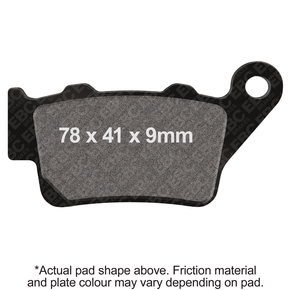 EBC - EBC MXS Formula MX Race Pad Set With Pins (MXS208)