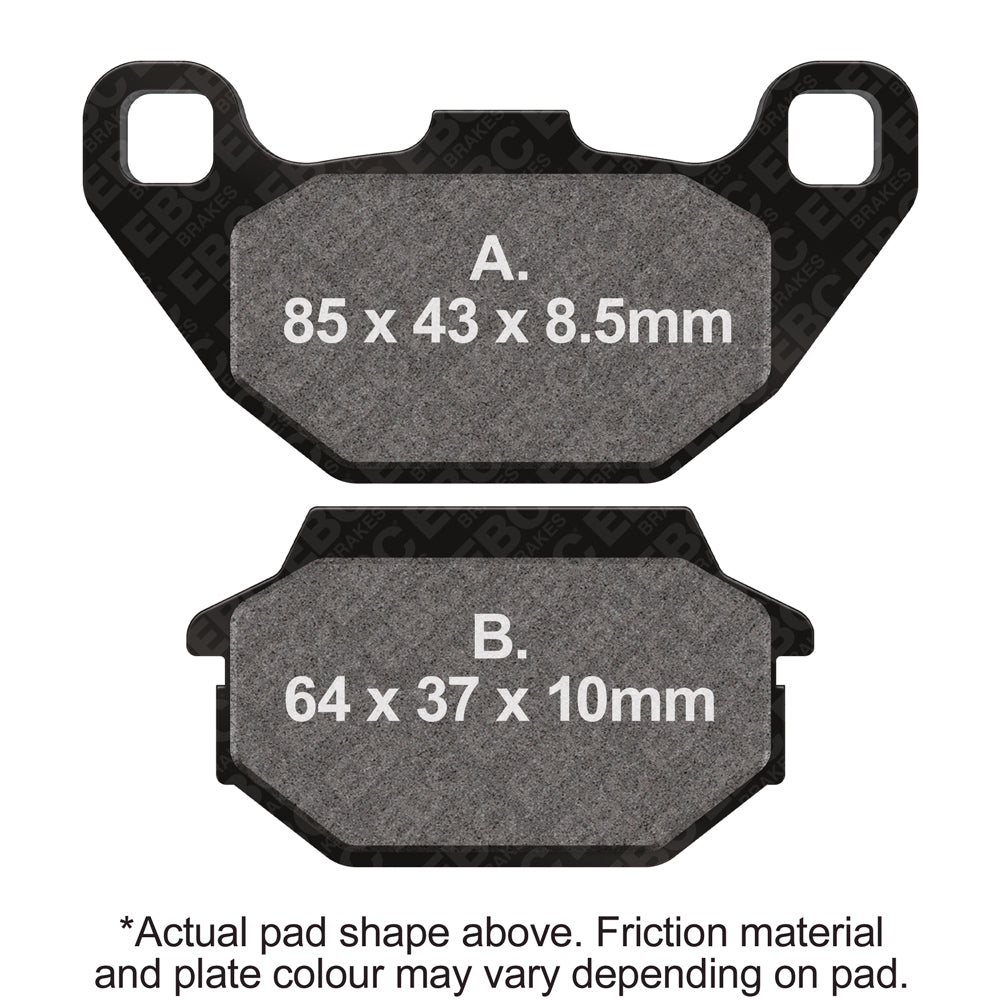 EBC - Carbon SCO Series Pads E391 (SFAC305)