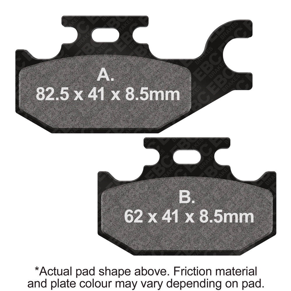 EBC - Carbon SCO Series Pads E391 (SFAC413)