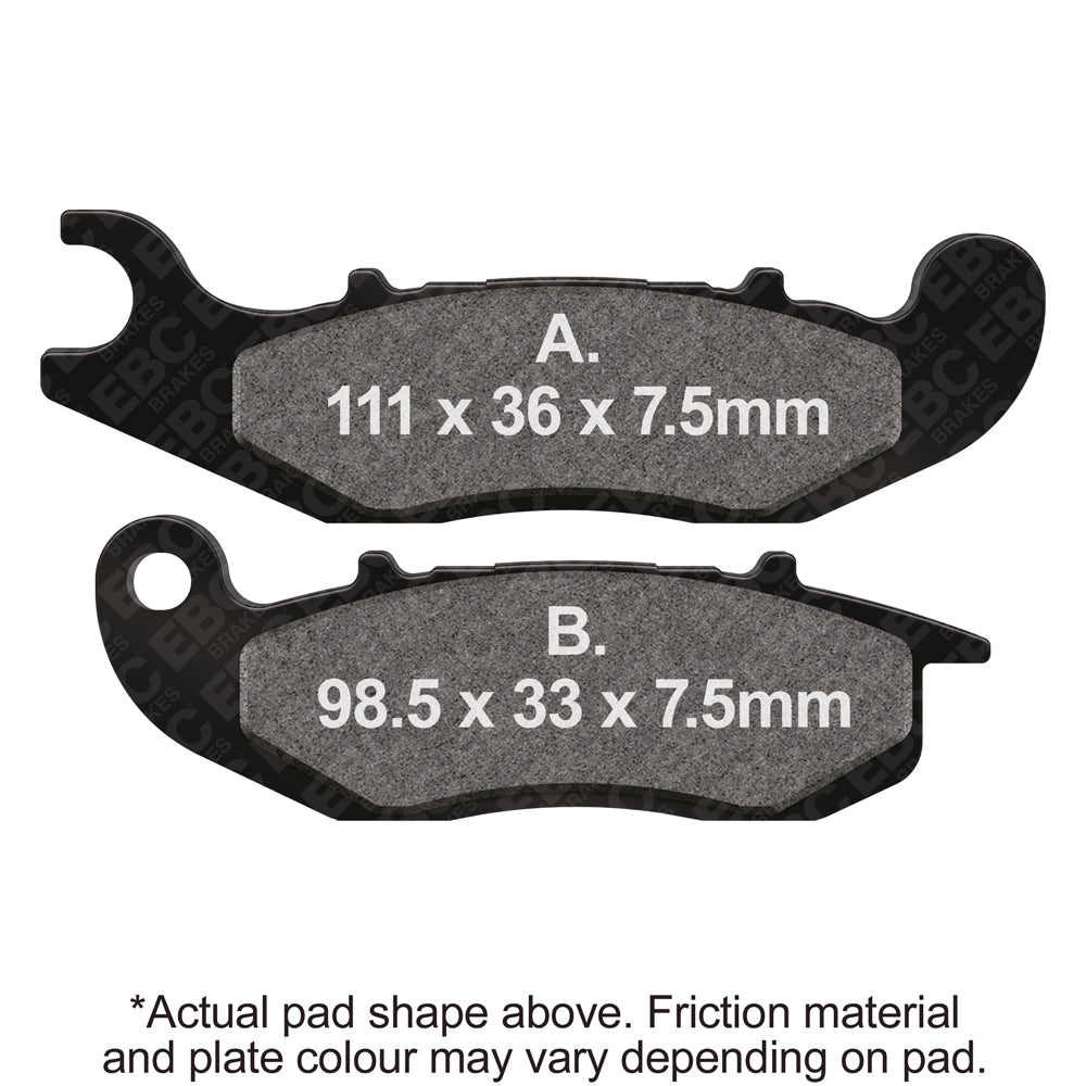 EBC - EBC MXS Formula MX Race Pad Set (MXS465)