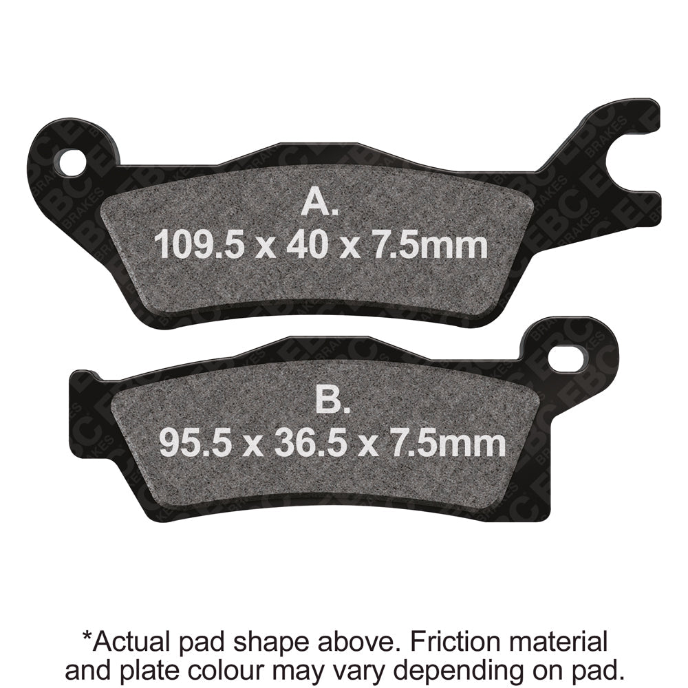 EBC - EBC Pad Set (FA618TT)
