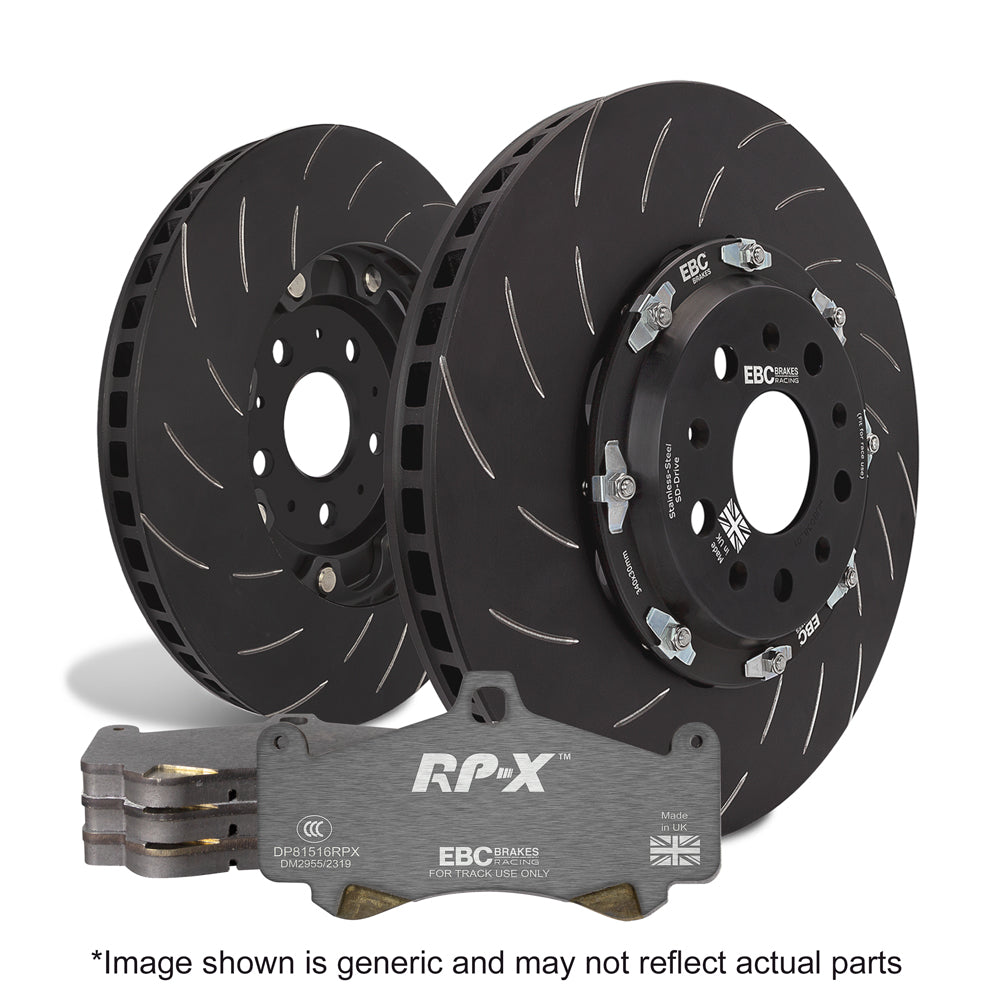 EBC Full Race RPX Pads & 2-Piece Fully-Floating Disc Kit (P2DK094RPX) Front