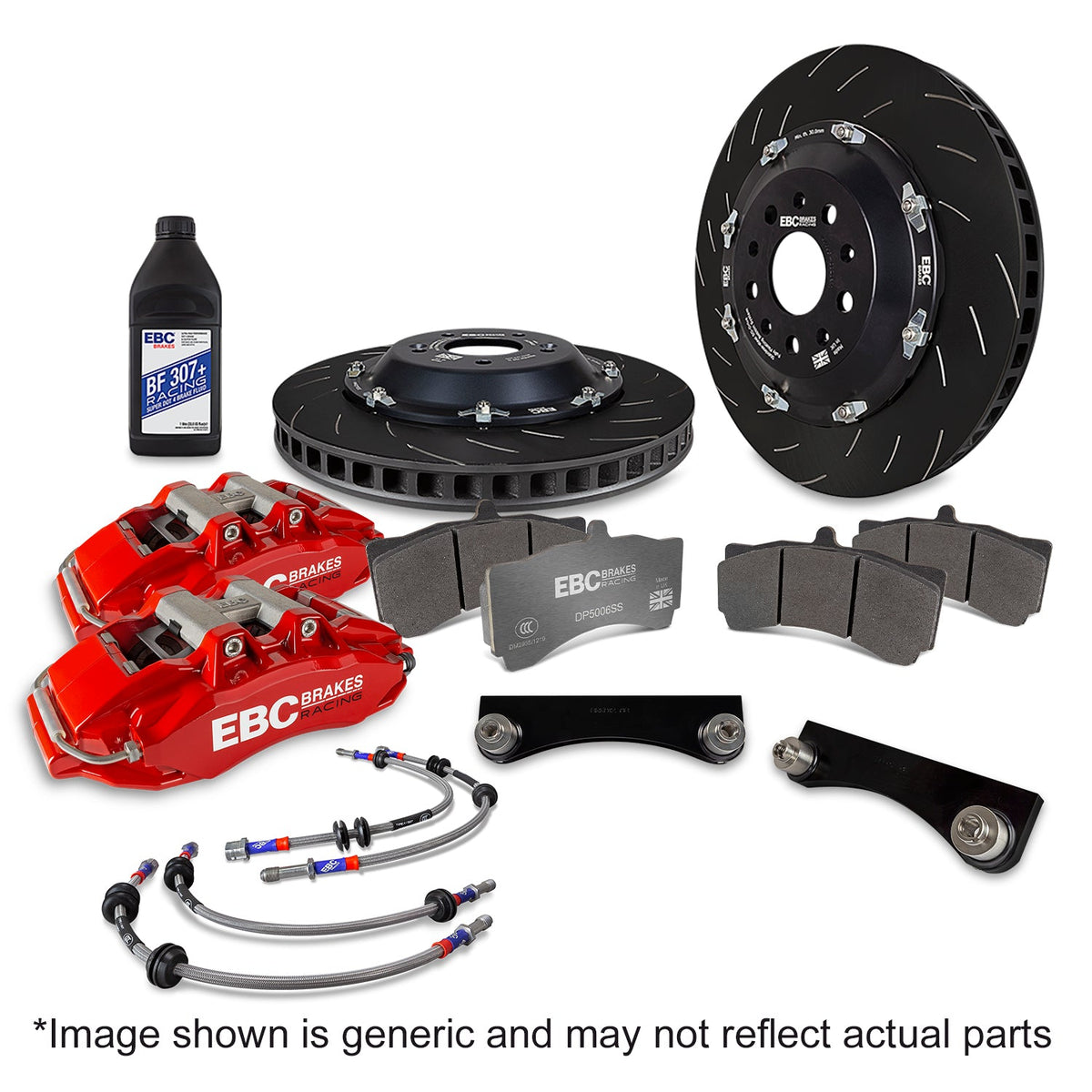EBC Apollo 4-Piston Big Brake Kit, 330mm (BBK066) Front