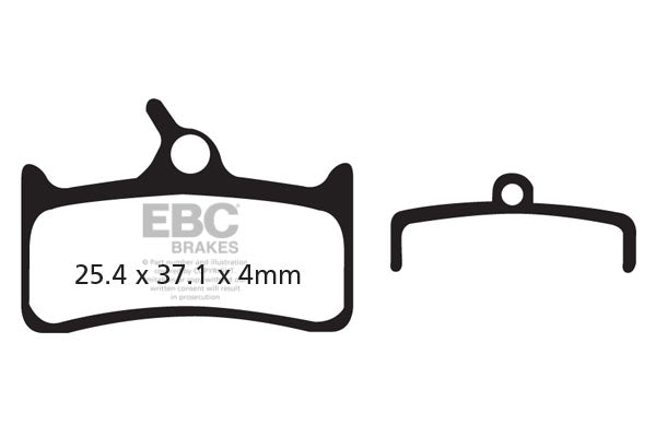 EBC Cycle Gold Brake Pad for GRIMECA SYSTEM 8 (CFA310HH)