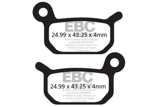 EBC Cycle Brake Pad for FORMULA 4 RACING XC (CFA325)