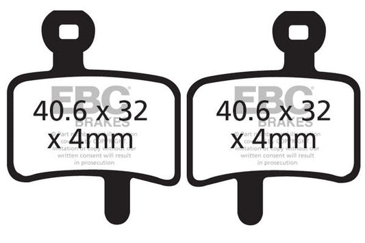 EBC Cycle Brake Pad for DIATECH ANCHOR (CFA364)