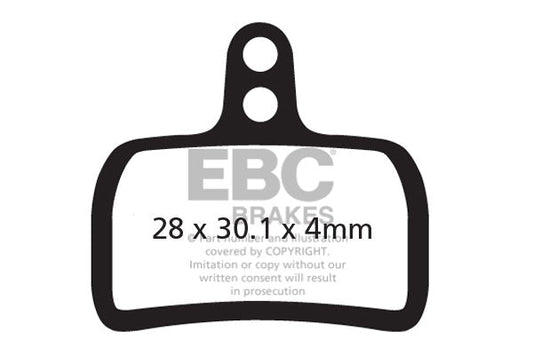 EBC Cycle Gold Brake Pad for HOPE 2007 MONO MINI (CFA386HH)