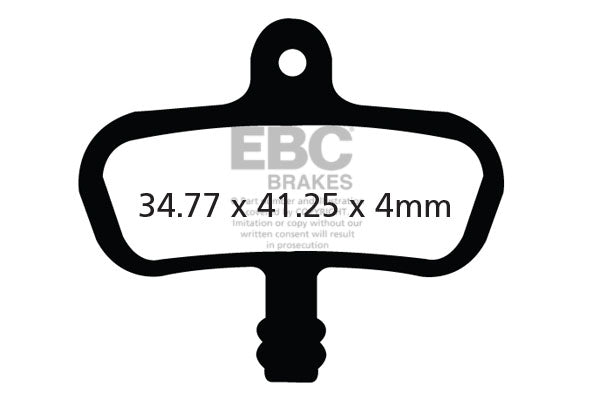 EBC Cycle Gold Brake Pad for AVID/SRAM CODE 5 (CFA440HH)