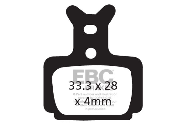 EBC Cycle Gold Brake Pad for FORMULA RR1 (CFA470HH)