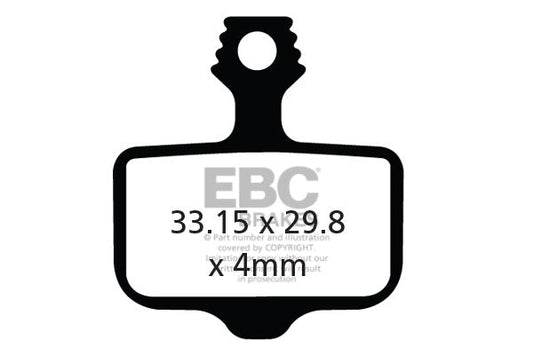EBC Cycle Gold Brake Pad for AVID/SRAM ELIXIR XX WORLD CUP (CFA472HH)