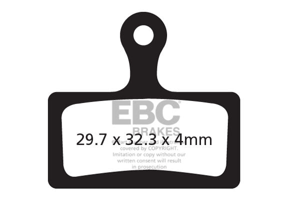 EBC Cycle Gold Brake Pad for FSA K-FORCE (CFA614HH)