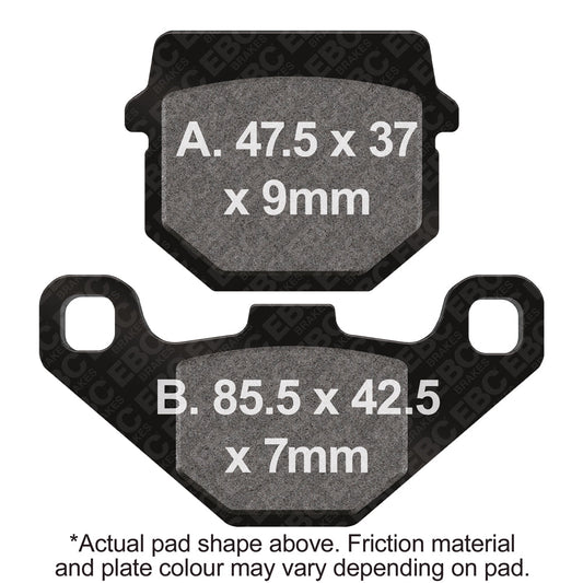 EBC - Carbon SCO Series Pads E391 (SFAC083)