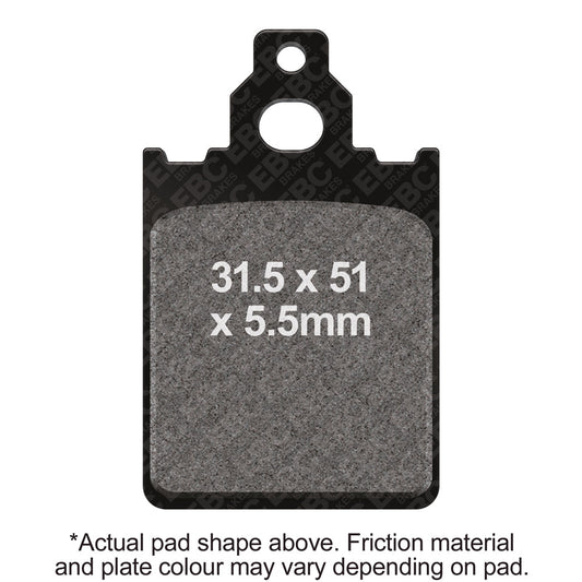 EBC - Carbon SCO Series Pads E391 (SFAC186)