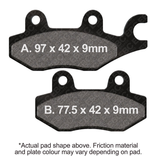 EBC - Carbon SCO Series Pads E391 (SFAC197)
