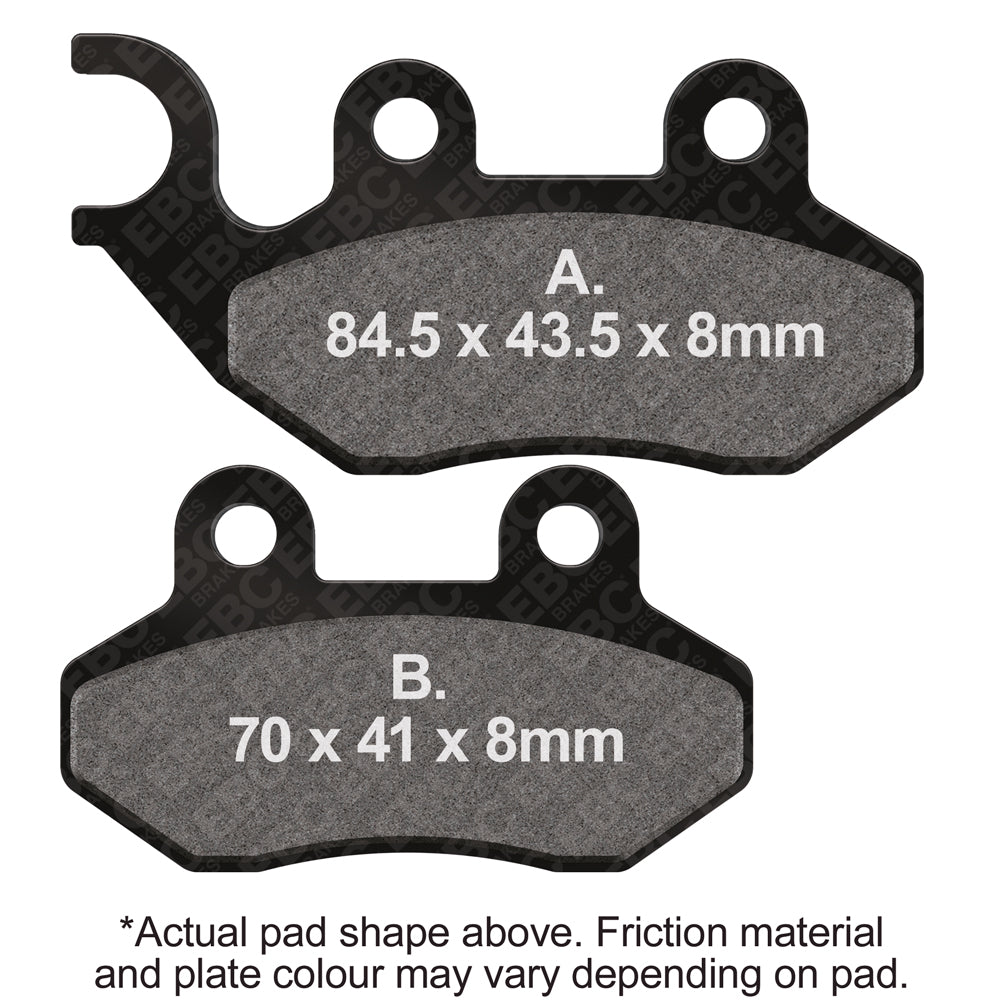 EBC - Carbon SCO Series Pads E391 (SFAC264)