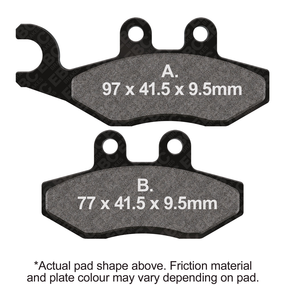 EBC - Carbon SCO Series Pads E391 (SFAC353)