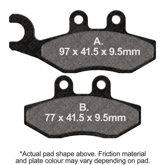 EBC - Carbon SCO Series Pads E391 (SFAC353)