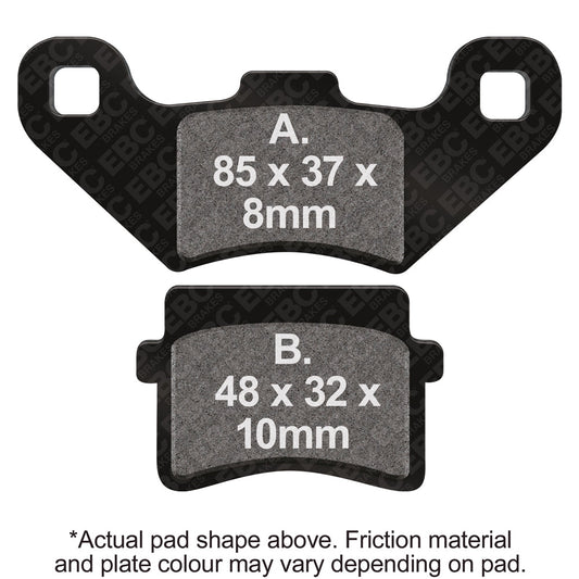 EBC - Carbon SCO Series Pads E391 (SFAC416)