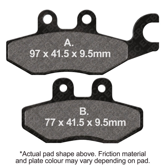 EBC - Carbon SCO Series Pads E391 (SFAC418)