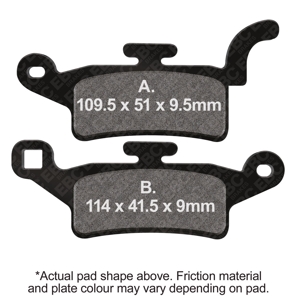 EBC - Carbon SCO Series Pads E391 (SFAC492)