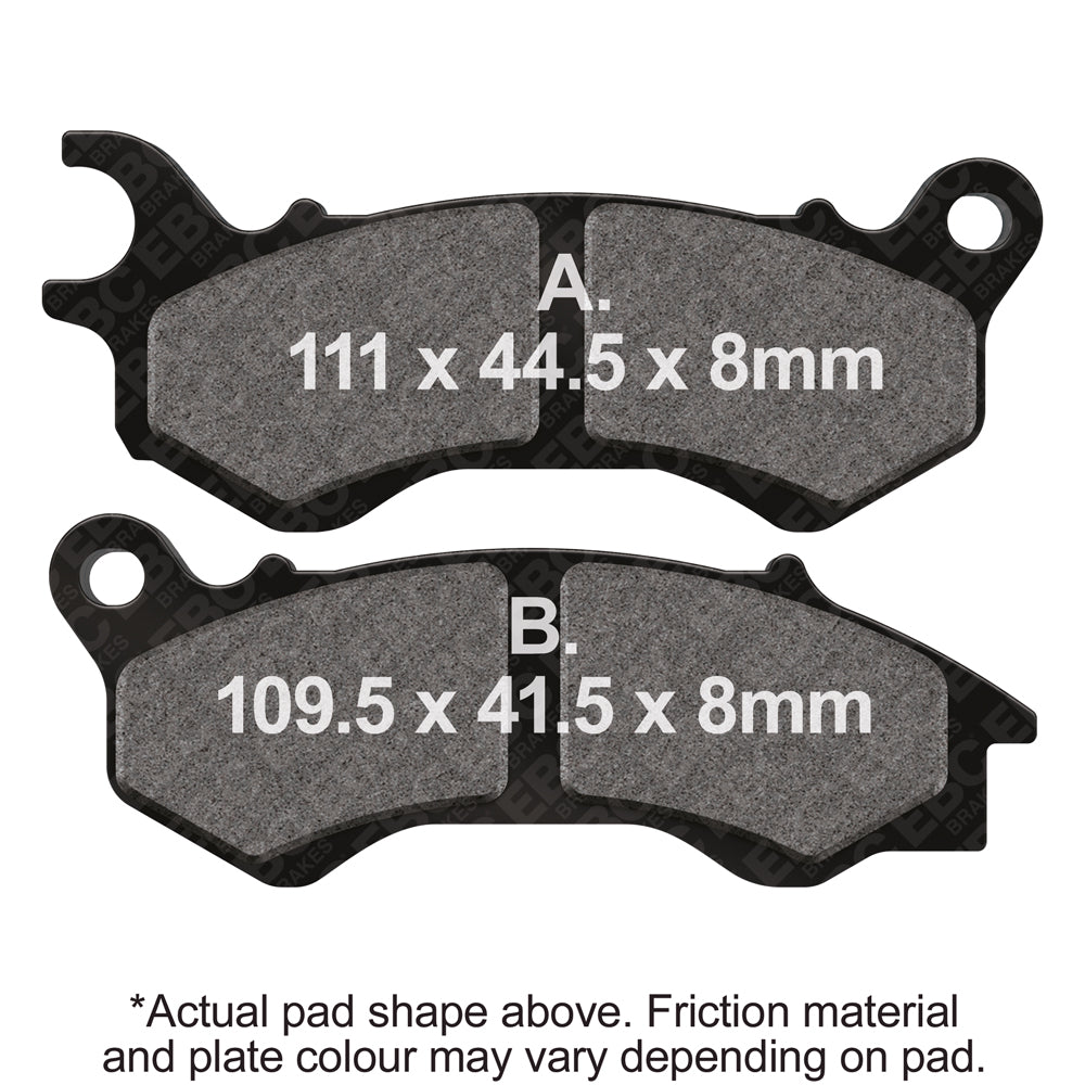 EBC - Carbon SCO Series Pads E391 (SFAC603)