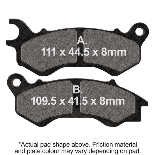 EBC - Carbon SCO Series Pads E391 (SFAC603)