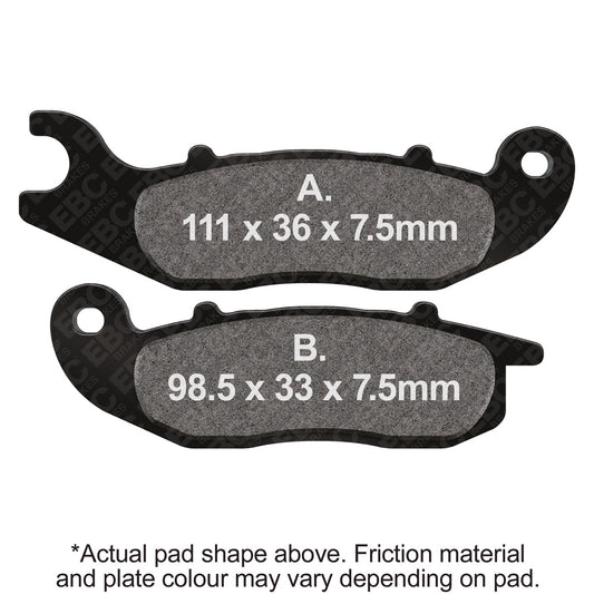 EBC - Carbon SCO Series Pads E391 (SFAC693)