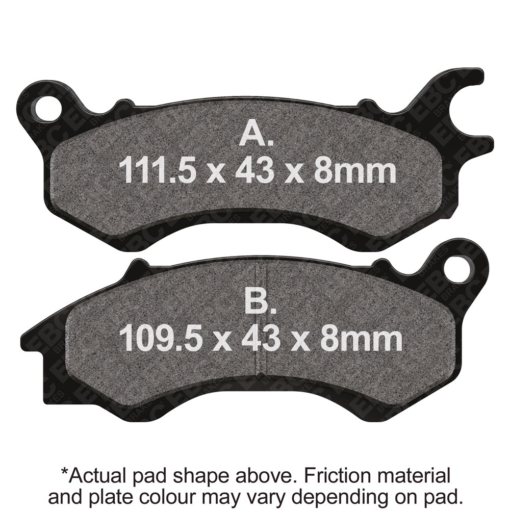 EBC - Carbon SCO Series Pads E391 (SFAC709)
