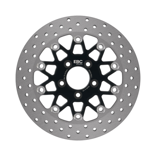 EBC - EBC Black Chrome Centred Stainless Floating Disc For HD (MD521BLK)