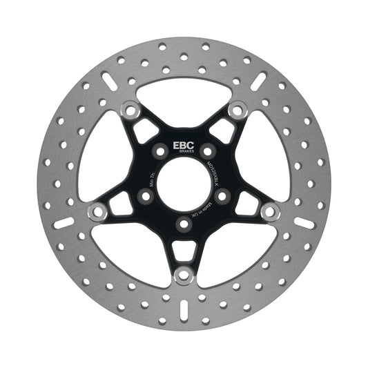 EBC - EBC Black Chrome Centred Stainless Floating Disc For HD (MD526XBLK)