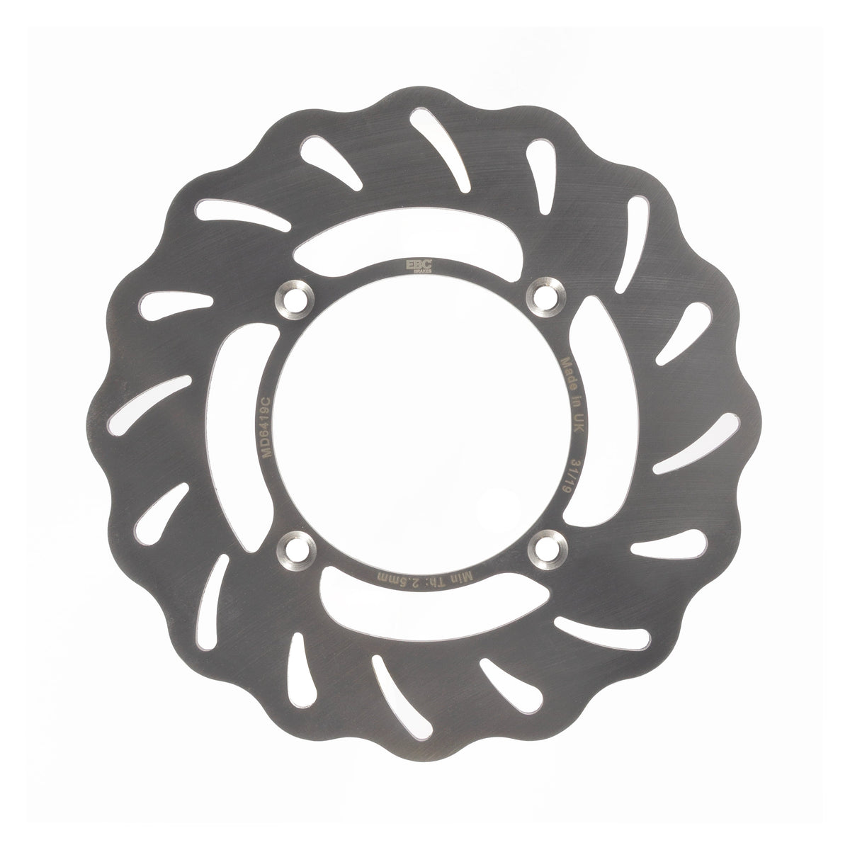 EBC - EBC MX/Enduro/ATV OE Replacement Brake Disc Contoured Profile (MD6419C)