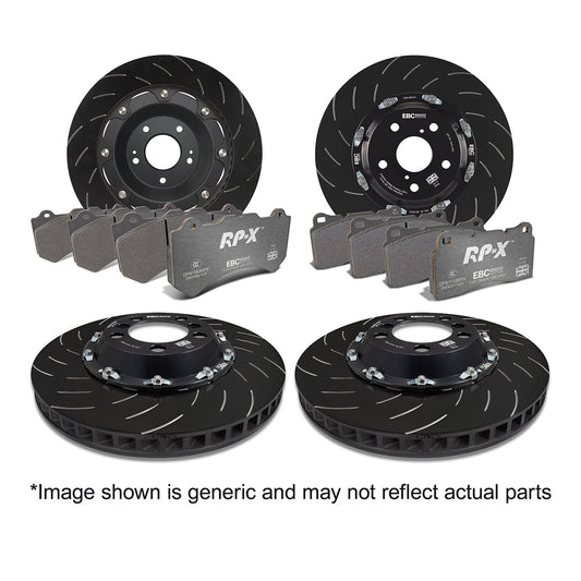 EBC Full Race RPX Pads & 2-Piece Fully-Floating Disc Kit (P2DK091RPX) Front + Rear