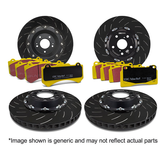 EBC YellowStuff Pads & 2pc Discs (Front) & SG Series Discs (Rear) (P2DK093Y)