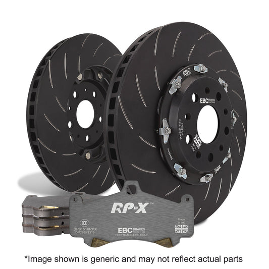 EBC Full Race RPX Pads & 2-Piece Fully-Floating Disc Kit (P2DK090RPX) Rear