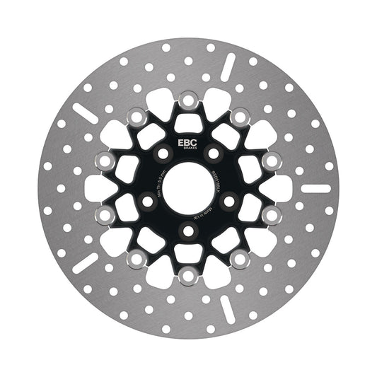 EBC - EBC Black Chrome Centred Stainless Floating Disc For HD (RSD019BLK)