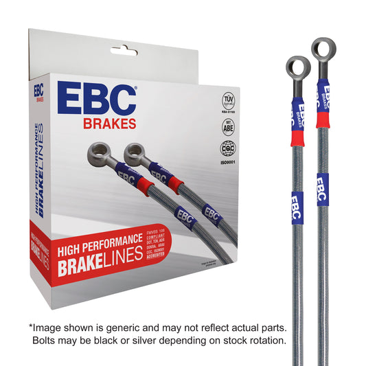 EBC - EBC Stainless Steel Braided Brake Line Race Kit (BLMR3088-2F)